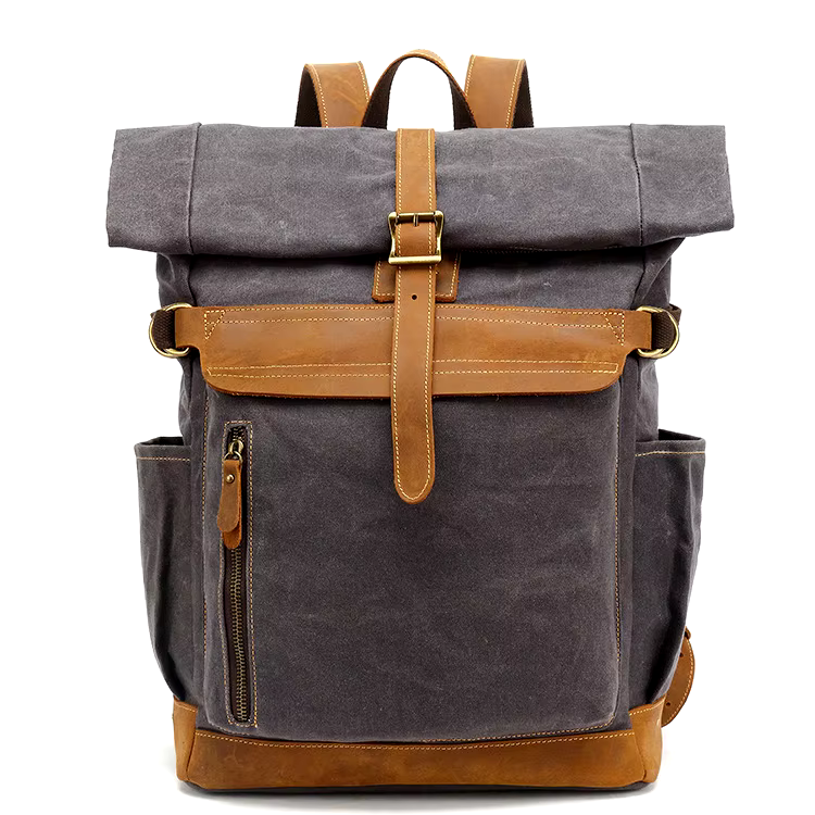Retro ruksak roll top