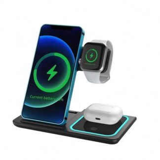 Bežični 3u1 WiFi punjač za Apple iPhone, Apple Watch i AirPods