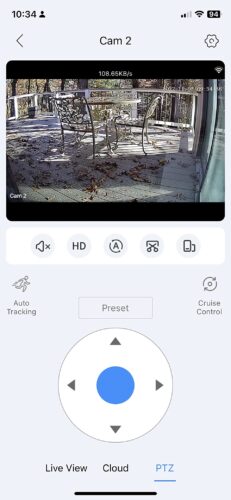 Smart rotirajuća WiFi kamera za nadgledanje prostorija i beba photo review